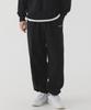 PIANER Slogan Pintuck Jogger Sweatpants (Black)