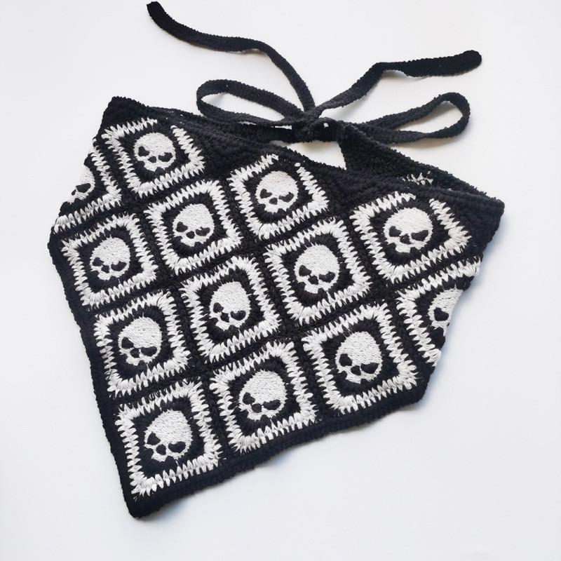 Bat Skull Pattern Halloween Headband With Cotton Fabric For Costume Events