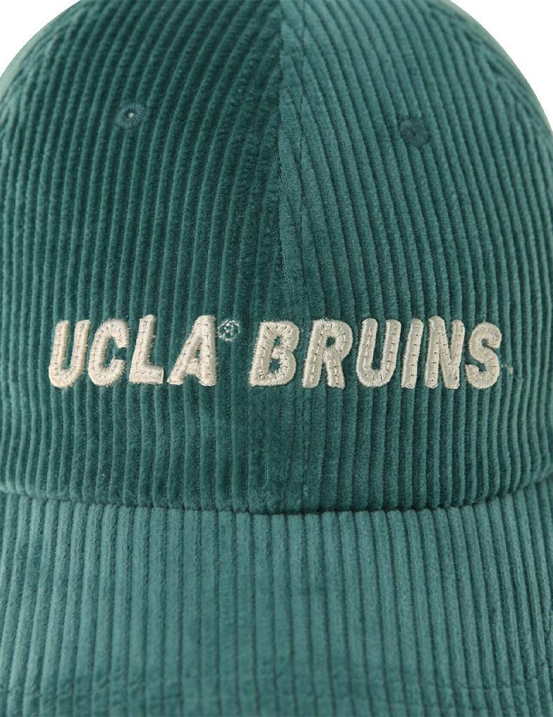 UCLA Unisex Corduroy Logo Embroidered Ball Cap [Green] (Ubrac92)