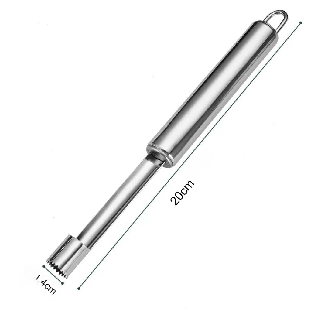 1 descorazonador de manzanas de acero inoxidable, removedor de semillas de frutas, cuchillo rebanador de peras y manzanas, utensilios de cocina, herramientas para verduras.