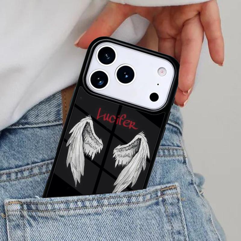 80 Lucifer Tom Ellis Telefoonhoesje voor iPhone 16e 15 14 13 12 17 Pro Max Plus Air 17pro Cover Coque