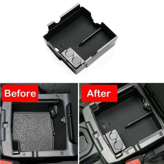 For Jeep Wrangler JL Gladiator JT 18-22 Armrest Center Console Storage Tray Box
