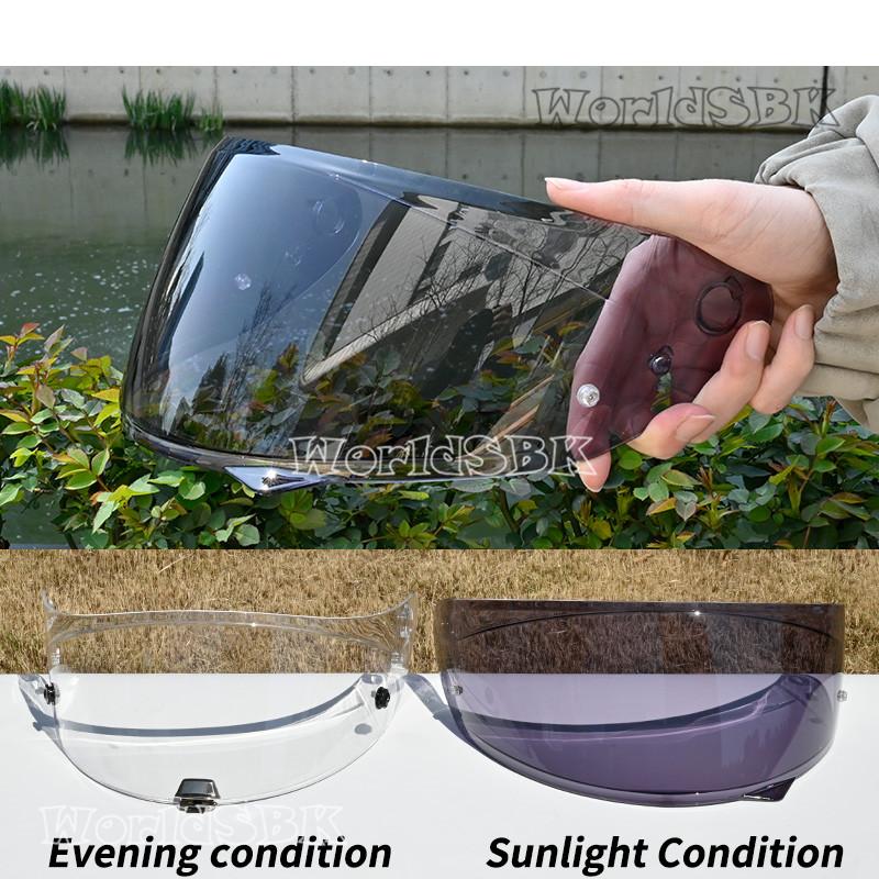 Motorcycle Helmet Visor Lens for HJC C10 Replace Anti-UV Anti-Scratch Dustproof Windshield Motorcycles Accessories Casque MotoSpeed Sensors 6