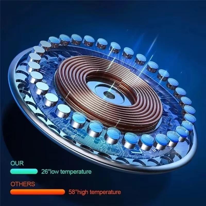 100W Magnetic Chargers Fast Wireless Charger Pad Stand for iPhone 16 15 14 13 12 Pro Max Airpods PD Macsafe Phone Charging Dock