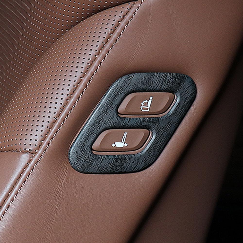 

Для Genesis G80 RG3 -2025 GV70 2026 Кнопка регулировки пассажирского сиденья Боковая панель управления Накладка Аксессуары LHD LHD For Wood