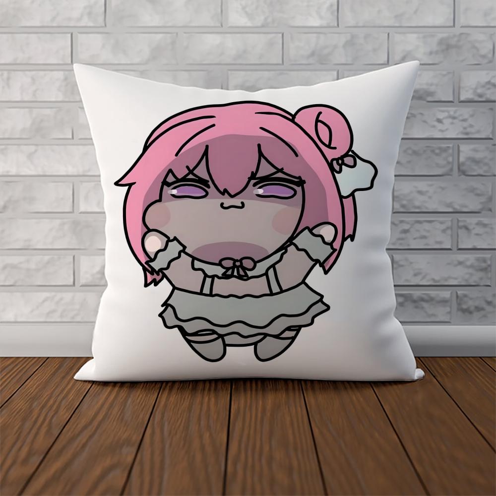 Cute DORO Pillow Case For Car Sofa Decorative Home Doublesided Print Plush Square Throw Pillow Cushion Cover