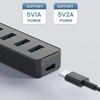 USB 30 Type C Hub 20 Power Adapter 4 Port Multi Splitter Expander High Speed For Computer Accessories Multiple USB Hub