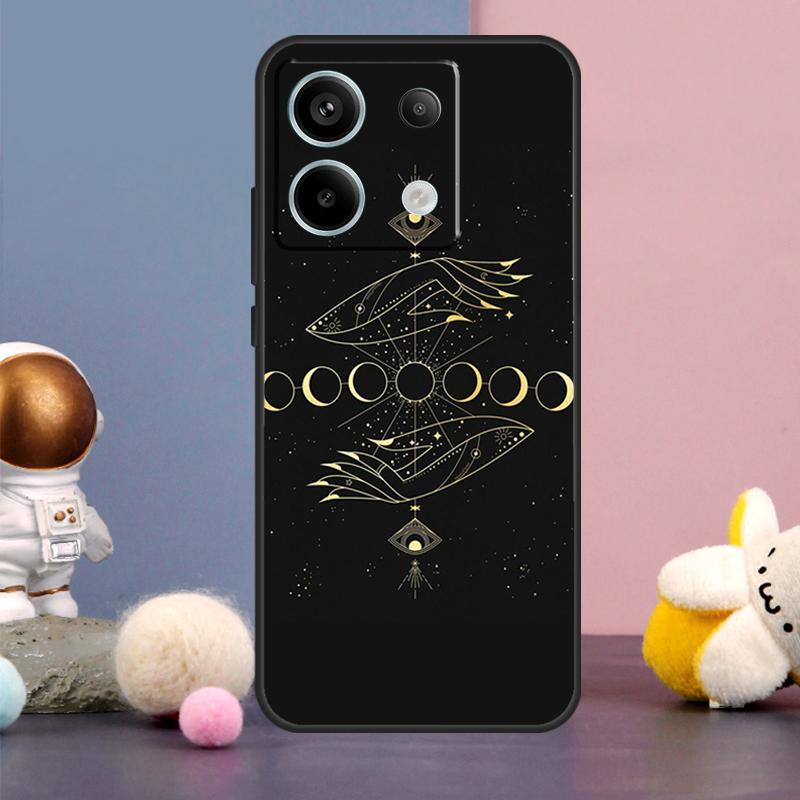 

Fortune Telling Moon Stars Hands Art Case For Xiaomi Redmi Note 13 9 10 11 12 14 15 Pro Plus Redmi 15 15C 14C 10C 12C 13C Cover Redmi Note 12 Pro 4G