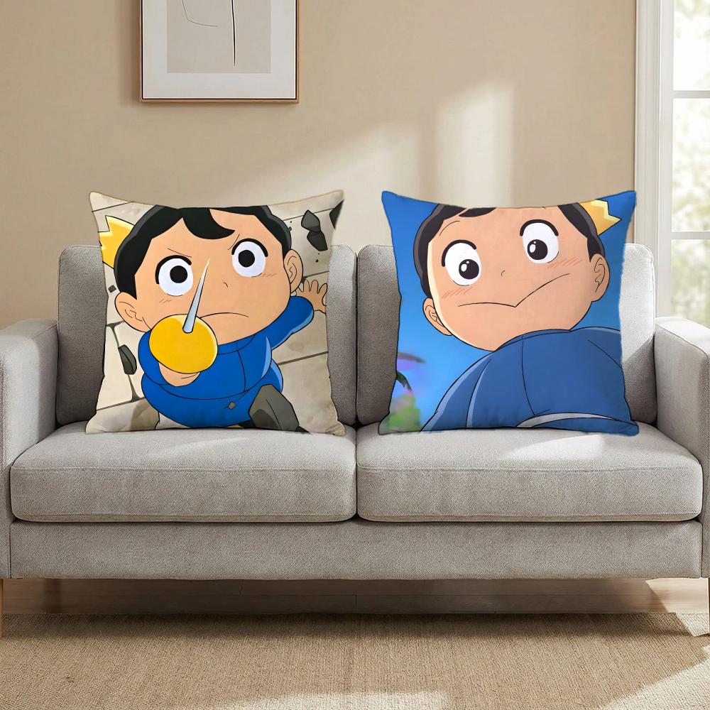Anime R-Ranking of K-KingsS Cushion Cover Multi-Scene Pillow Cover for Home & Car - Reversible, Soft & Durable for Daily Use