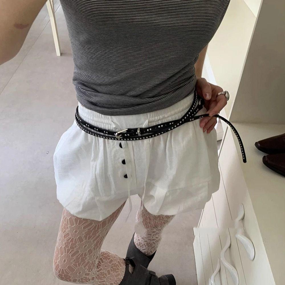 Spicy Girl Rivet Belt Gothic Y2K Belt Fashion Punk Waistband Male