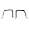 Silver Headlight Switch Surrounding Decorative Trims For BMW 2 3 4 Series X5 X6