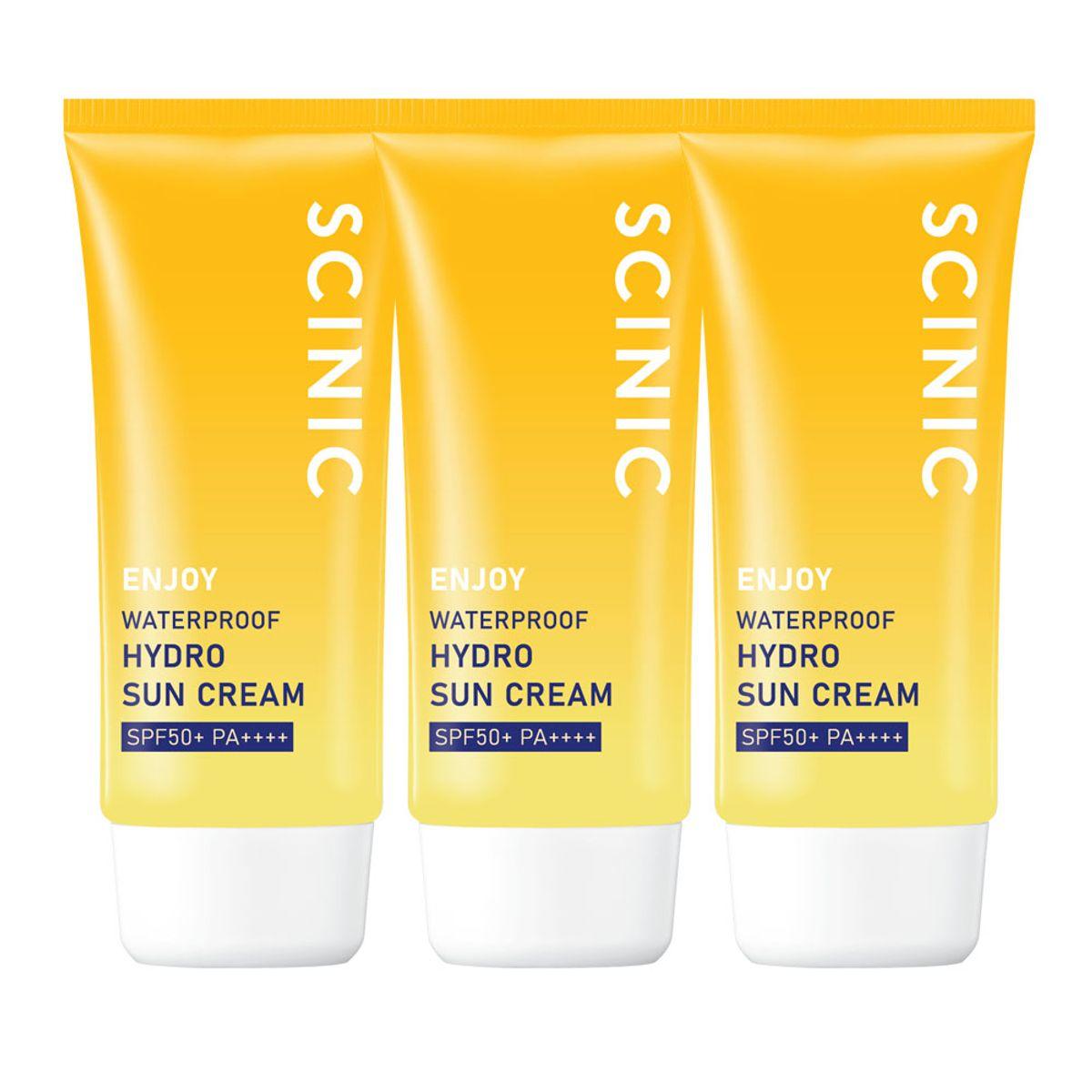 SCINIC Enjoy Waterproof Moisturizing Sunscreen 80ml (3 pieces)