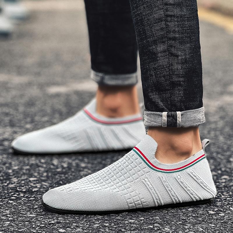 YRZL Men Thin Bottom Driving Moccasins High Quality Male Walking Shoes Breathable Mesh Casual Loafers Soft Comfortable Man Shoes