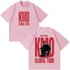 Singer Pablo Alborán Kmo Global Tour 2026 Print T Shirt Men Women Hiphop Tshirts Shortsleeved Loose Aesthetic Trendy T Shirts