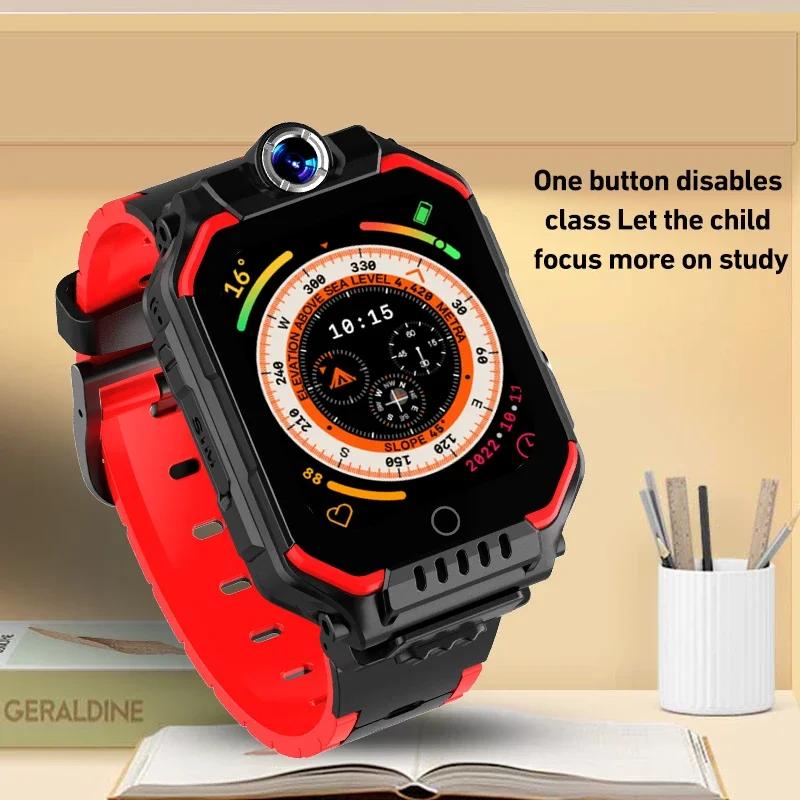 New 4G  Kids C68 GPS WIFI Video Call SOS Waterproof Kids Smartwatch Camera Monitor Tracker Locate Mobile Watches