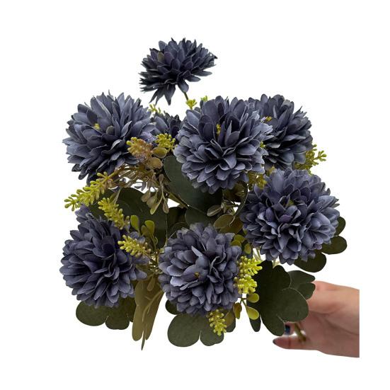 Chrysanthemum Bunch Faux Flowers with Bendable Stems Realistic Fake Flowers