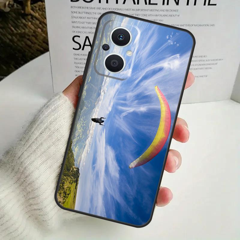 Paragliding Sport Case For OPPO Reno 12F 13F 14F 10 11 12 13 14 Pro 8T 7 8 Lite OPPO Find X6 X5 X8 X9 Pro Cover