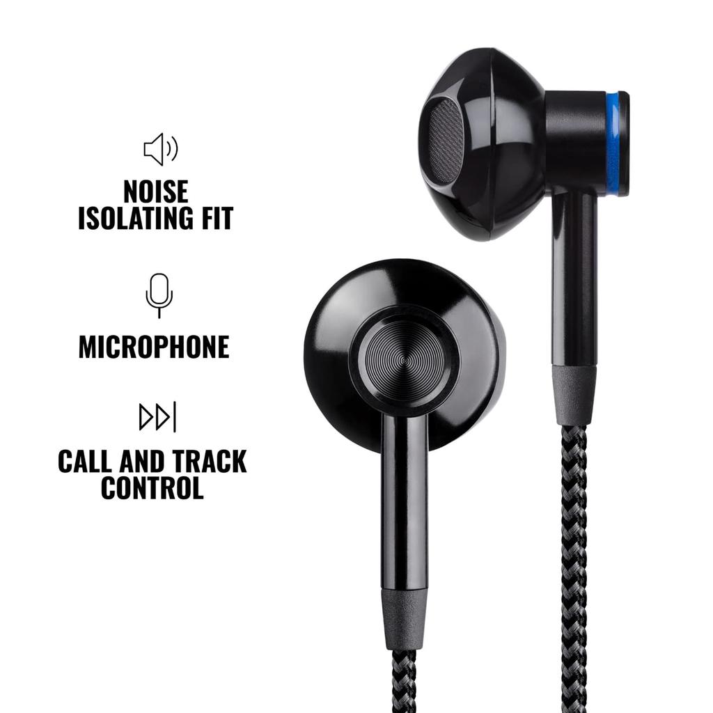 LUDOS NOVA Wired Earphones with Mic, Noise Isolation