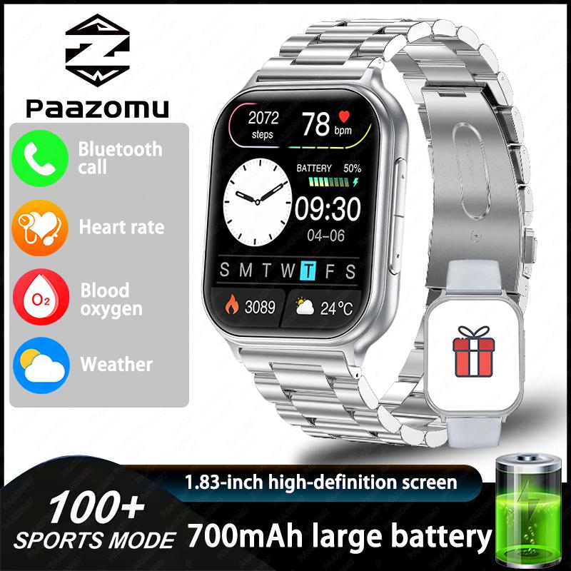 Brand new neutral sports smartwatch, collocation 700mAh large capacity battery, Bluetooth call, fitness tracker, Health monitor