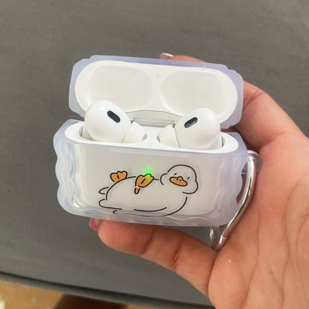 Applicable Apple AirPods 1 /1/1 generation Pro1 Bluetooth headset protective case cute lying duck