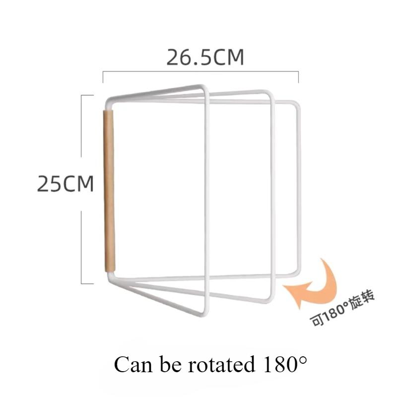 Japanese Kitchen Towel Rack Countertop Lazy Rag Drying Rack Multi-functional Vertical Foldable Storage Rack Hanger