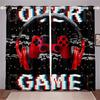 Luxury Game Player Printing Handle Gamepad Boy Kid's Window Curtains Blinds for Living Room Bedroom Kitchen Door Home Decor 2Pcs