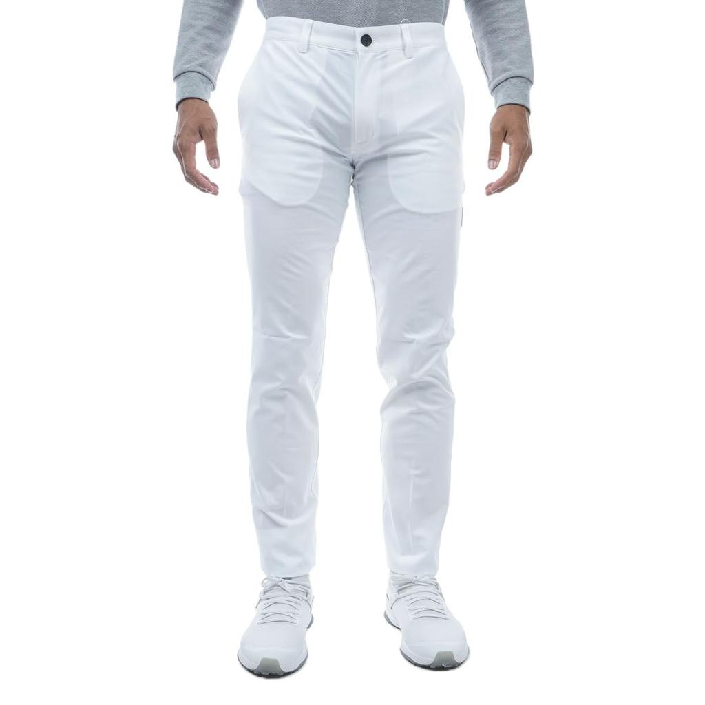 TaylorMade Texbridge Basic Tapered Pants, White, Size 82, Men's Golf Pants, 2023FW, TL090