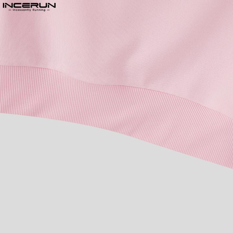 INCERUN Men Stand Neck Sleeveless Solid Casual Loose Tank Tops
