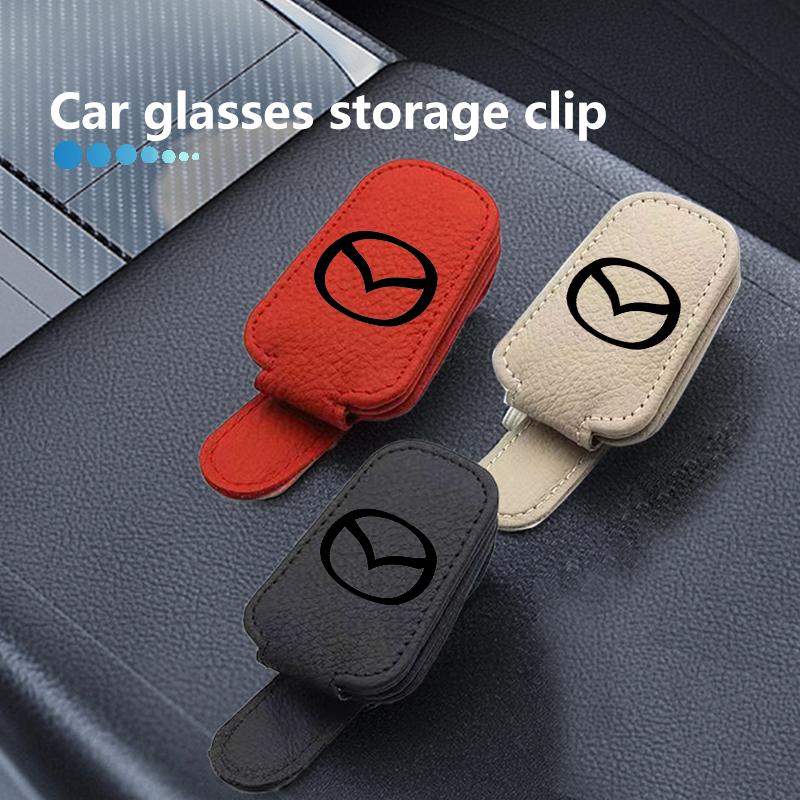 Car Eyeglass Holder Glasses Storage Clip Auto Sunglasses Accessories For Mazda 3 6 CX5 2 CX3 CX9 MX5 RX8 Axela Demio Atenza MS