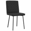 VidaXL Dining Chairs Set of 4 Black Faux Leather, Chair, Living Room Chair, Accent Chair, Kitchen Chair, Seat At 3315218