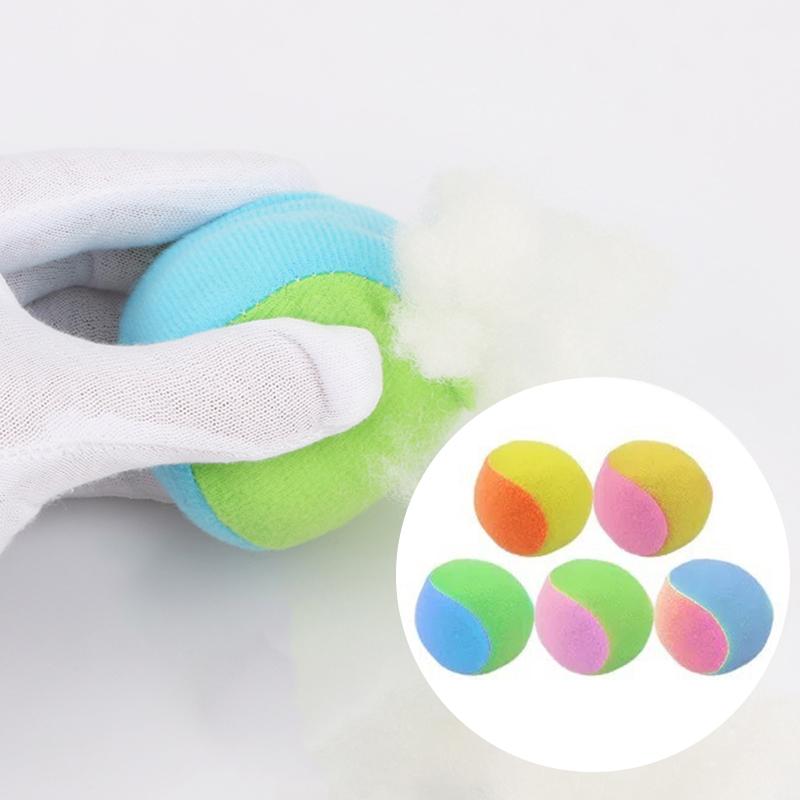 1PC Sticky Ball Vest with 5PCS Random Color Soft Balls Colorful Waistcoat Throwing Running Jumping Sport Gift Party Souvenir ZYF