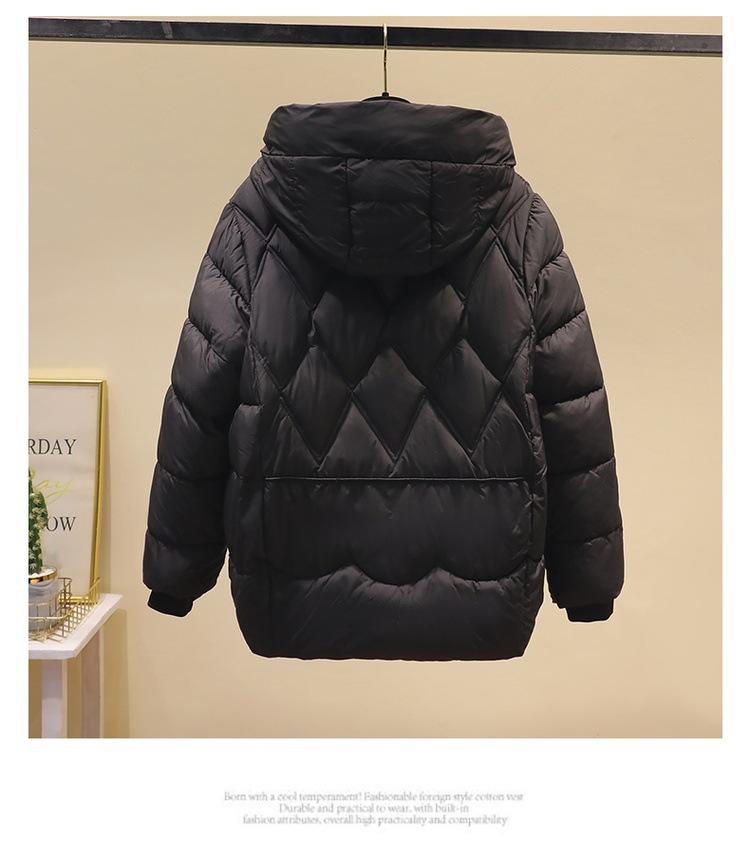 Women’s Short Hooded Windproof Thicken Warm Winter Jacket