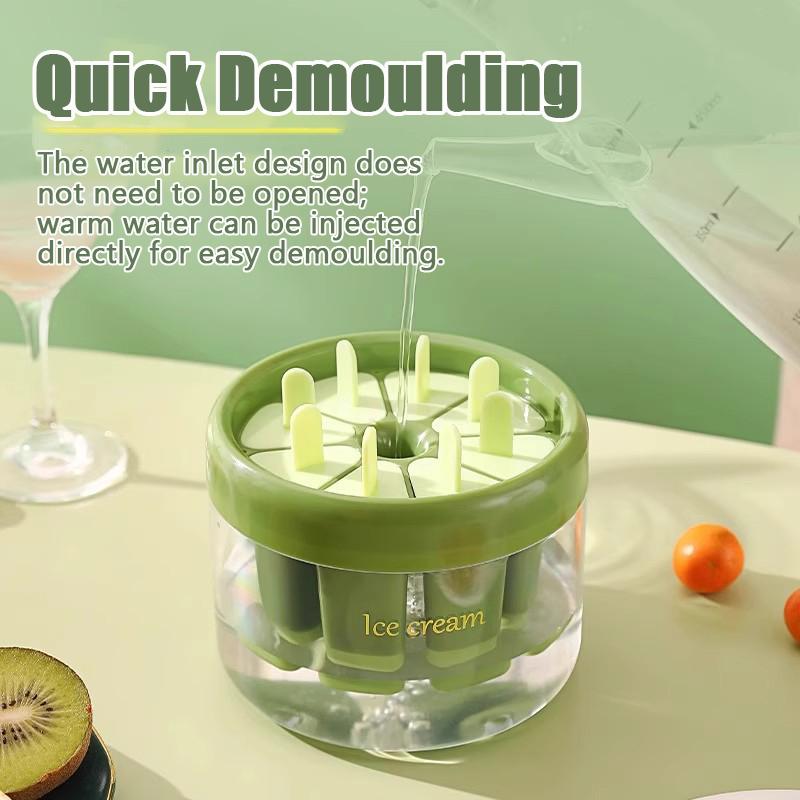Plastics Ice Cream Mold Quick Demolding DIY Dessert Popsicle Moulds Tray Ice Cube Maker Homemade Tools Summer Party Supplies