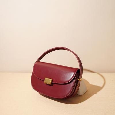 Niche Design Underarm Bag, New High-end Textured Cowhide Shoulder Crossbody Women's Bag