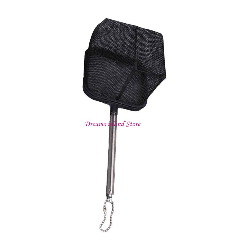 Fish Net for Fish Tanks Telescopic Rod with Removable Head for Easy Clean HX6C