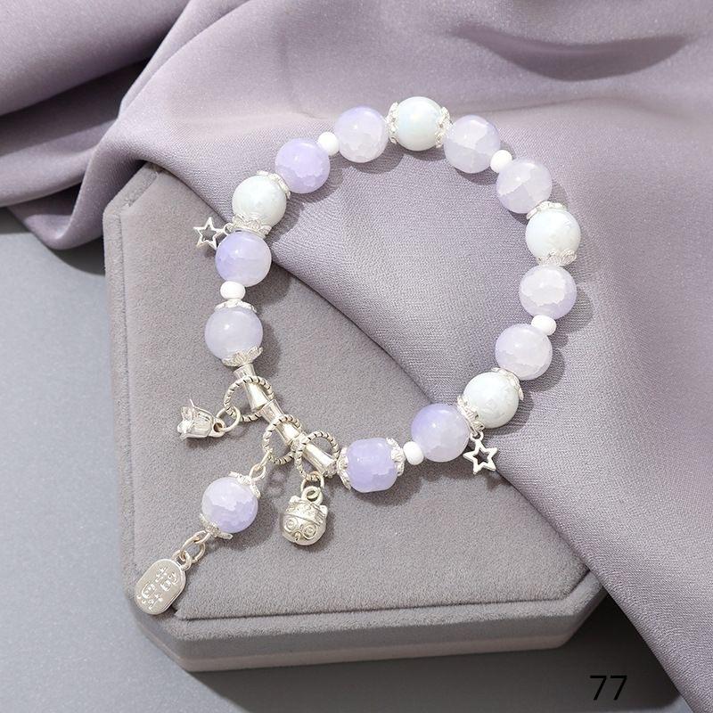 Mori Style Mermaid Crystal Bracelet - Sweet, Versatile Design for Women, Students, and Best Friends.