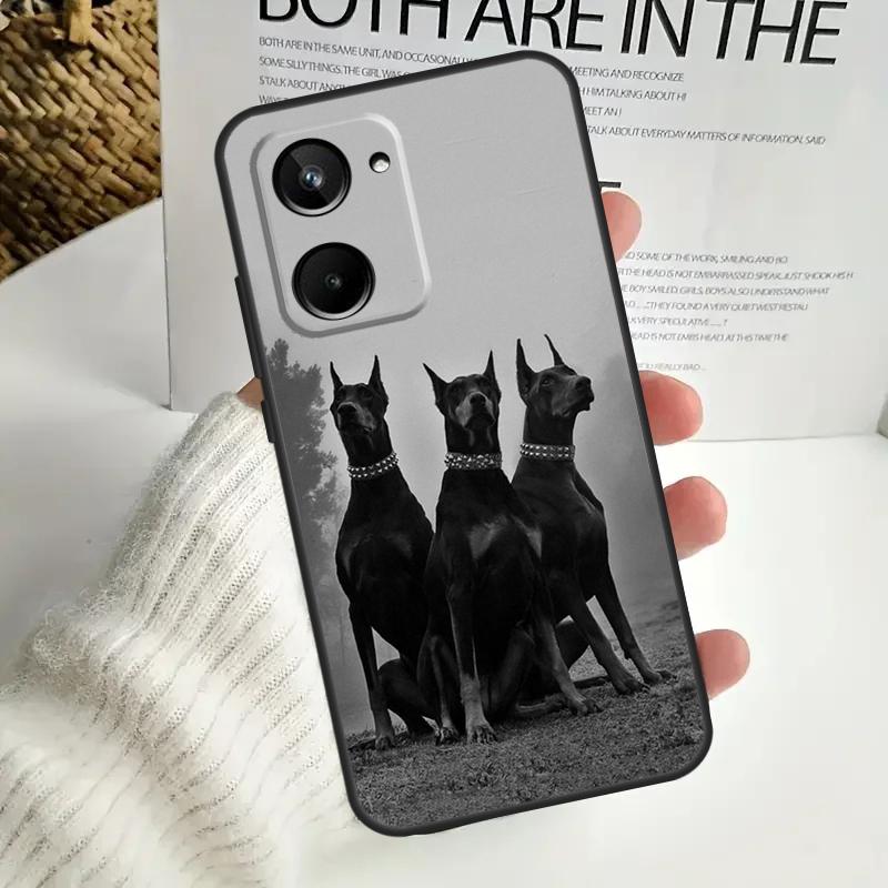 

Dachshund Doberman Dog For Realme 15 10 11 12 13 14 Pro Plus C65 C67 C63 C61 C55 C51 C53 C35 C75 GT6 GT7 Pro Case Realme C61