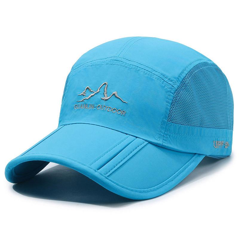 Polyester Breathable Baseball Cap With Sun Protection For Outdoor Sports And Casual Wear