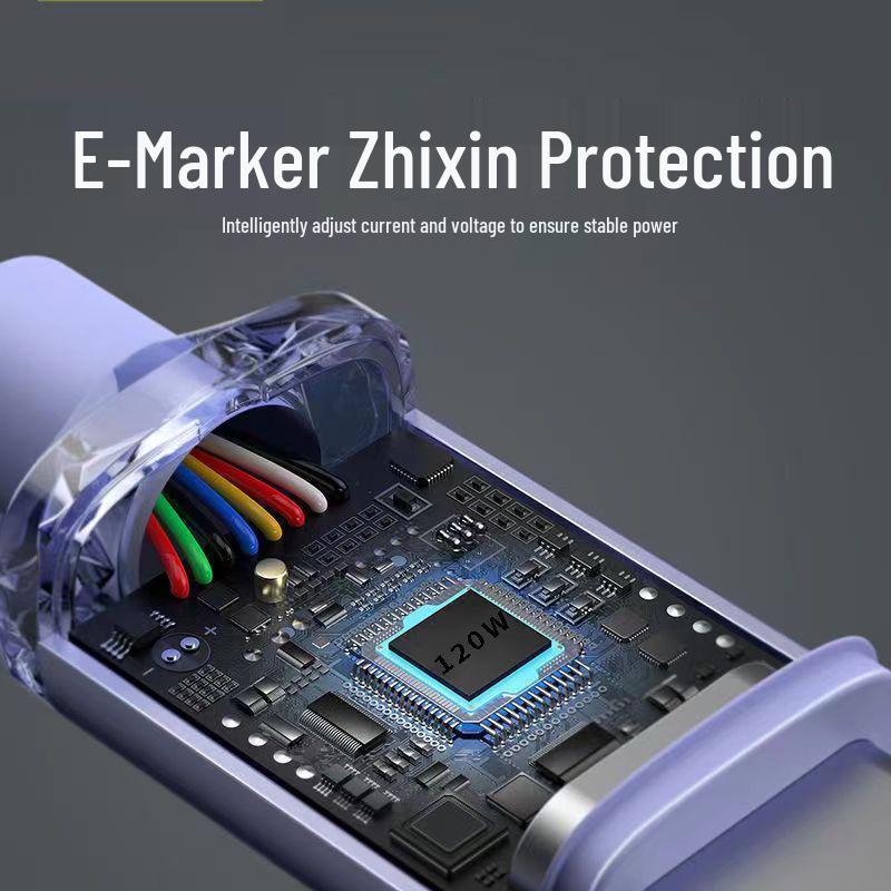Jingyao 120W 6A Fast Charging Data Cable for Huawei Mate60 Pro Honor Type-C