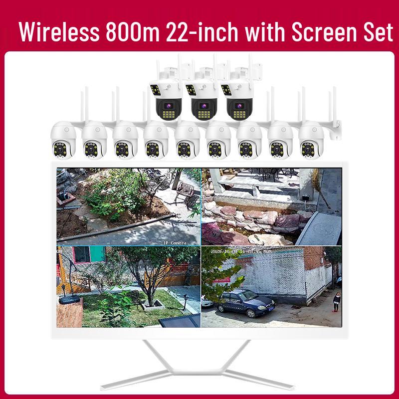 Wireless HD All-in-One Camera System for Home & Outdoor - No Wiring Needed