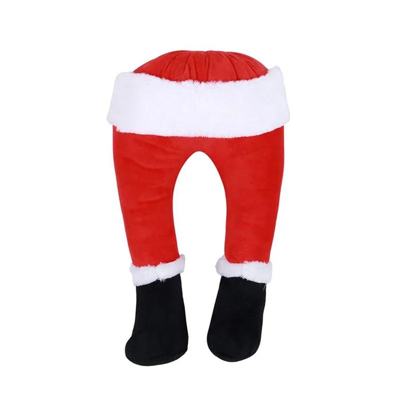 Christmas Tree Decoration Santa Claus Elf Leg Plush Christmas Decor New Year Decoration Funny Xmas Pendant Ornament Party Supply