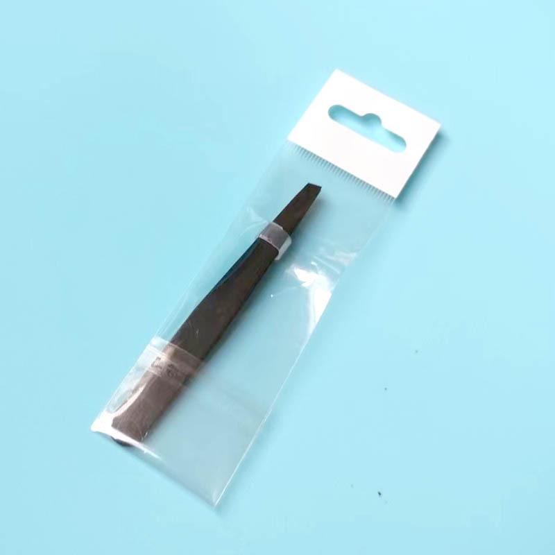 

Пинцет для бровей из нержавеющей стали черный - Инструмент для красоты для подстригания и придания формы