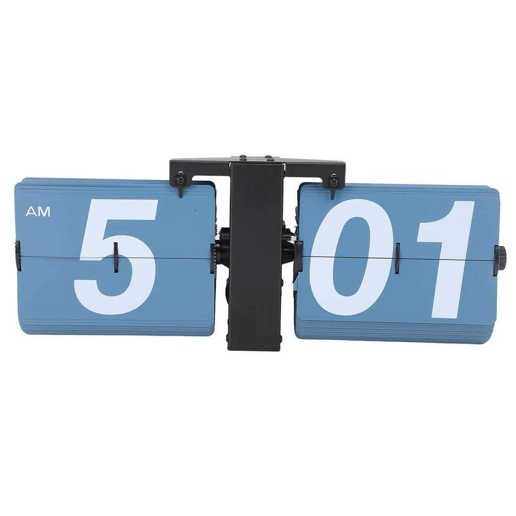 Flip Clock PVC Stainless Steel Battery Powered Retro Mechanical Digital Automatic Flip Down Desk
