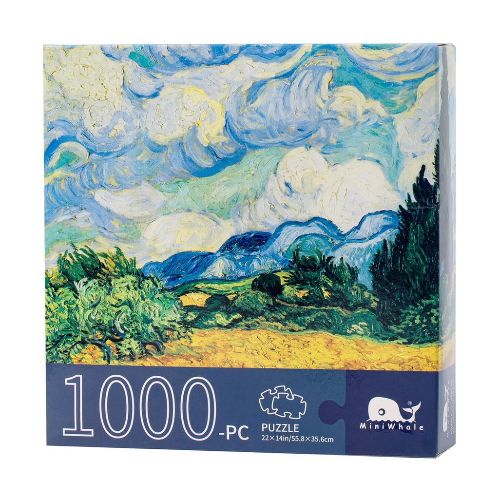 Exquisite Van Gogh Oil Painting Plane Puzzles 500 Pieces, Paper Children'S Puzzles 1000 Pieces
