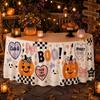 Halloween Table Skirt Round Party Dessert Buffet Decor Home Decoration Printed Fabric Cover