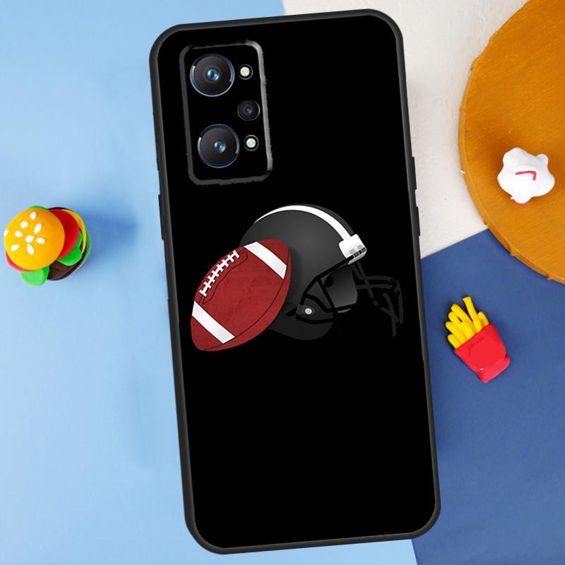 

American Football For Realme C55 C67 C61 C75 C53 C51 C21Y C25S GT 6 6T 5 GT7 Pro 10 11 12 13 14 Pro Plus Case Realme C33