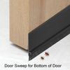 2Pcs Door Sweep for Bottom of Door Integrated Door Sweep Brush Design