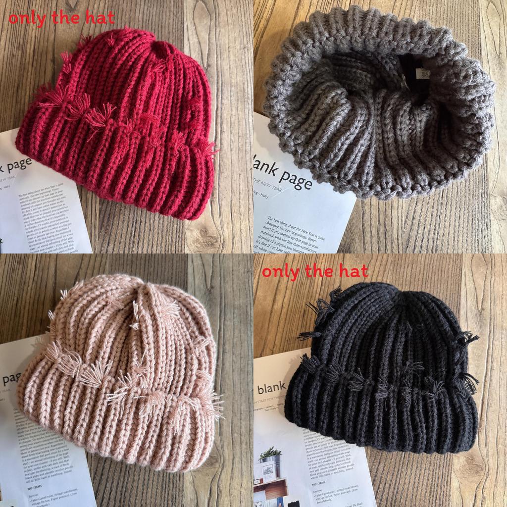 Streetwear Knit Cap For Men Women Acrylic Beanie With No Brim For Cold Days