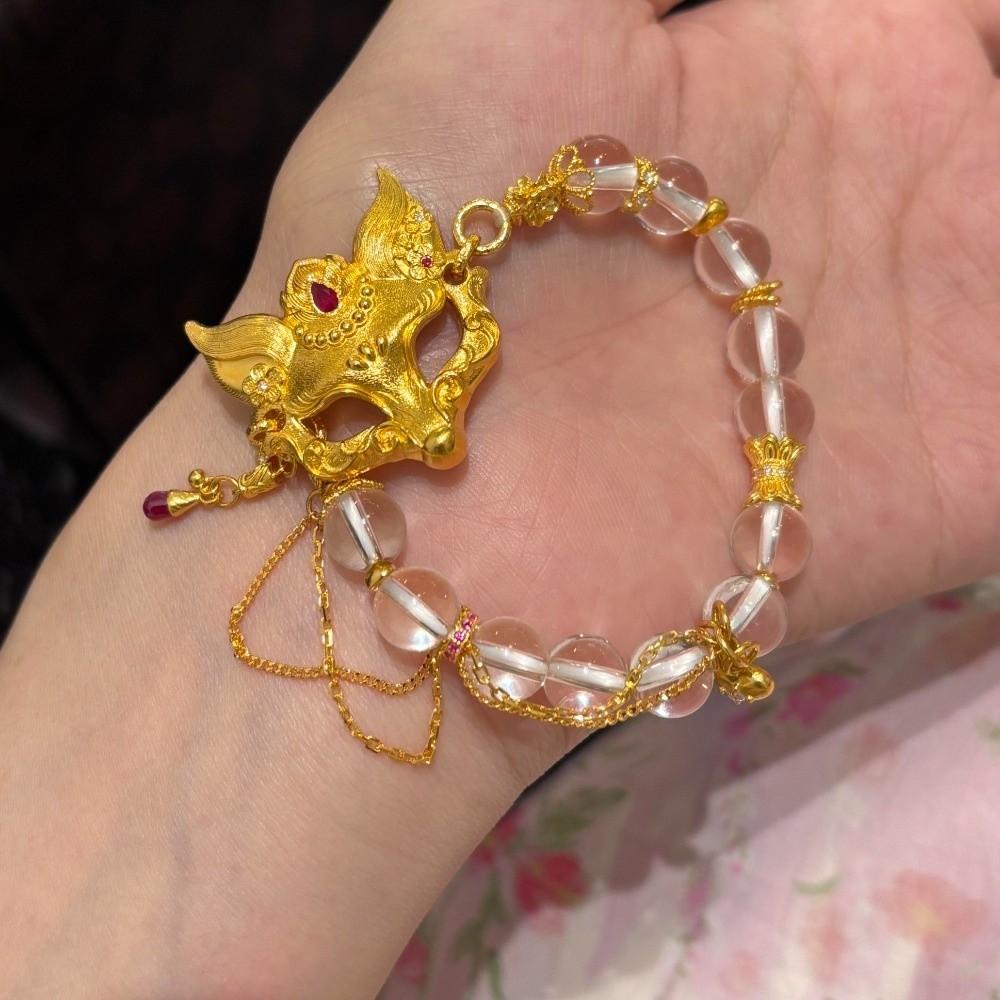 Zinc Zinc Alloy Chinese Style Necklace Exquisite Handmade Bead Bracelet  Jewelry Accessories
