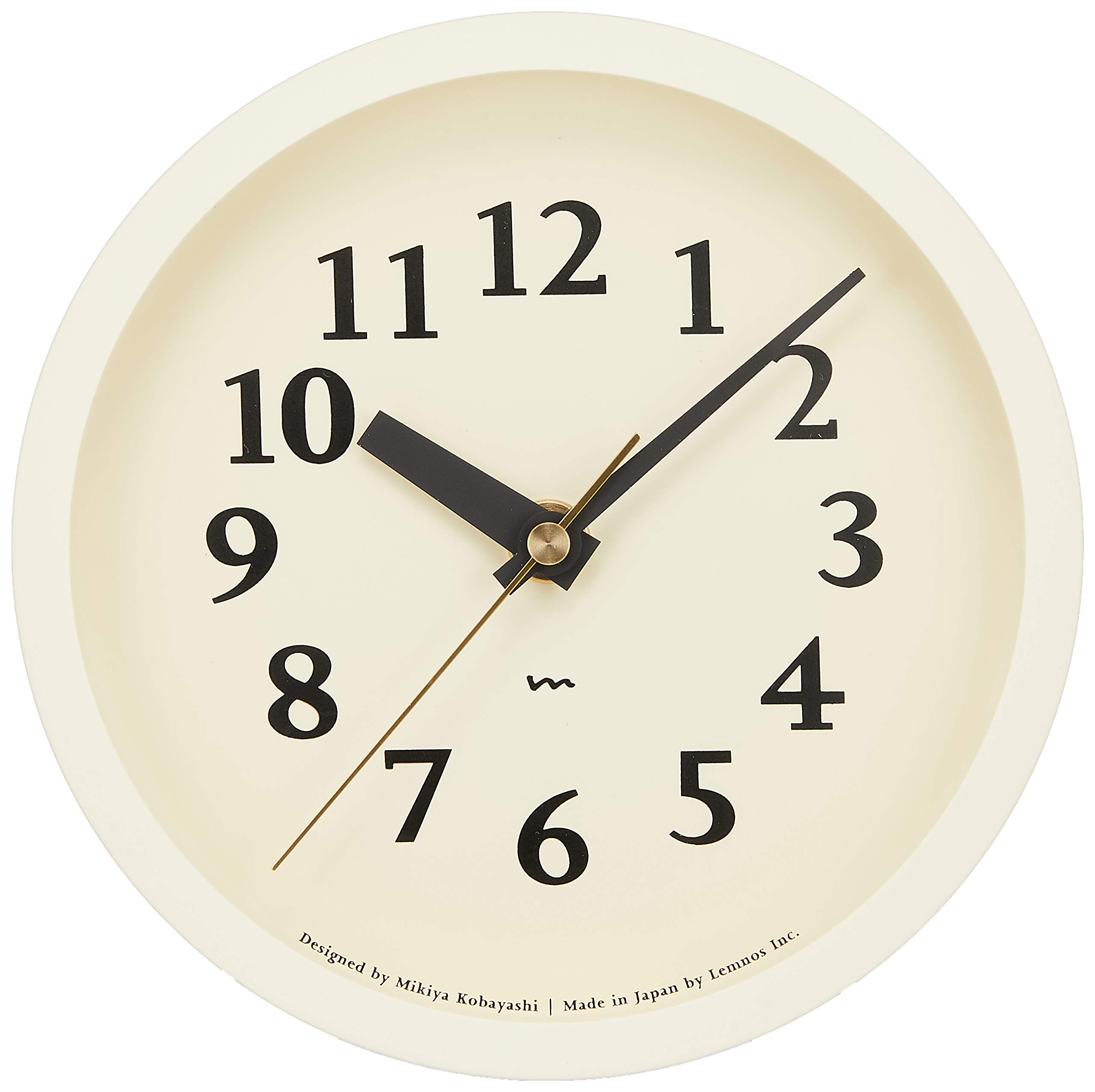 

Remnos Table Clock Radio Clock Ivory M Clock MK14-